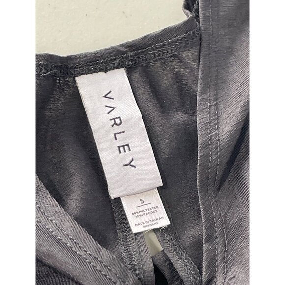 Varley Buckley Tank 2.0 Size Small Black Sleeveless Open Back Polyester Sporty - Picture 5 of 8